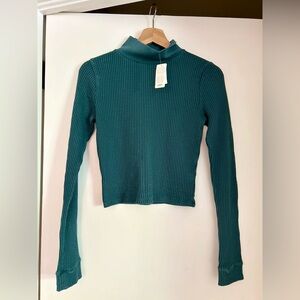 Aerie Long Sleeve Ribbed Top